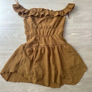 Wild Fable Ruffled Off-Shoulder Dress